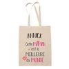 Tote Bag Annick Meilleure Maman - Planetee