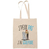 Sac Tote Bag J'peux pas Scrabble beige - Planetee