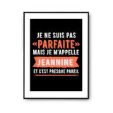 Affiche Jeannine pas parfaite mais presque pareil - Planetee