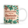 Tasse Noël Danseuse femme Beige - Planetee