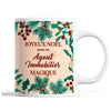 Tasse Noël Agent Immobilier homme Beige - Planetee