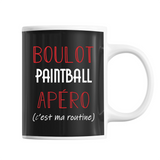 Mug Paintball C'est ma Routine - Planetee