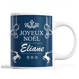 Tasse Noël Eliane Bleu - Planetee
