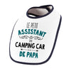 Bavoir bébé garçon Le Petit Assistant du Camping Car de Papa - Planetee