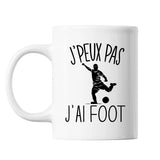 Mug Foot j'peux pas Blanc - Planetee