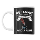 Mug femme plume quarantenaire - Planetee