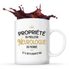 Mug blanc Propriété du Meilleur Neurologue - Planetee