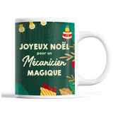 Tasse Noël Mécanicien homme Vert - Planetee