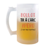 Chope de Bière Tir À L'arc C'est ma Routine - Planetee