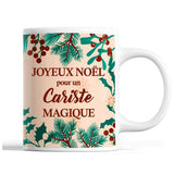 Tasse Noël Cariste homme Beige - Planetee