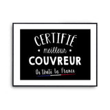 Affiche Couturier Homme Meilleur de France Métier - Planetee