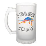 Chope de bière Saut en hauteur c'est la vie Athlète - Planetee