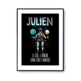 Affiche Prénom Julien Univers - Planetee