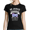T-shirt femme loto quarantenaire - Planetee