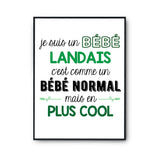 Affiche fier d'être Landais - Planetee