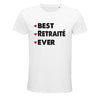 T-shirt homme Best Retraité Ever - Planetee