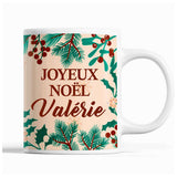 Tasse Noël Valérie Beige - Planetee