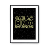 Affiche mma soit avec toi - Planetee