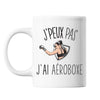 Mug Aéroboxe j'peux pas Blanc - Planetee