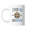 Mug Confinement j'peux pas Blanc - Planetee