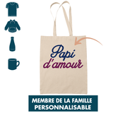 Tote-Bag Membre Famille d'Amour Personnalisable - Planetee