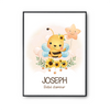 Affiche Joseph bébé d'amour abeille - Planetee