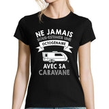 T-shirt femme caravane octogénaire - Planetee