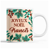 Tasse Noël Francis Beige - Planetee