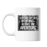Mug Je suis une Aventure Référence OSS117 Blanc - Planetee