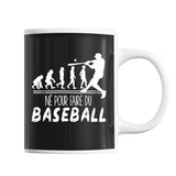 Mug Baseball évolution - Planetee