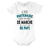 Body bébé Le Petit Partenaire de Marche de Papi - Planetee