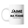 Mug Pêche j'aime ma femme - Planetee