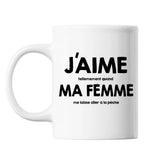 Mug Pêche j'aime ma femme - Planetee