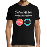 T-shirt Homme E-sport Parodie site de rencontre - Planetee