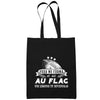 Sac Tote Bag Flag Légende tu deviendras Noir - Planetee