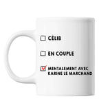 Mug Couple En couple avec Célébrité - Karine Le Marchand - Planetee