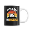 Mug J'peux pas bricolage vintage - Planetee