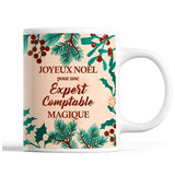 Tasse Noël Expert Comptable femme Beige - Planetee