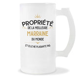 Chope de bière Marraine Propriété - Planetee