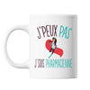 Mug Pharmacienne j'peux pas Blanc - Planetee