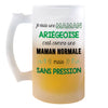 Chope de bière Maman Ariégeoise Chauvine Sans Pression - Planetee