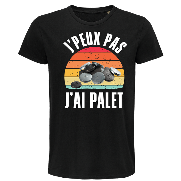 T-shirt homme J'peux pas palet vintage - Planetee