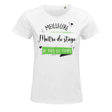 T-shirt Femme Meilleure Maitre de stage de tous les temps - Planetee