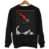 Pull Moche de Noël - Noël Météorite Cadeau Dinosaure - Planetee