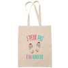 Sac Tote Bag J'peux pas Marche beige - Planetee