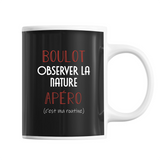 Mug Observer La Nature C'est ma Routine - Planetee