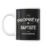 Mug Propriété de Baptiste - Planetee