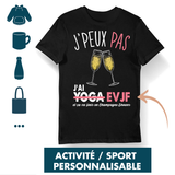 Cadeau Femme J'peux pas EVJF Activité / Sport Personnalisable - Planetee