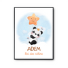 Affiche Adem bébé Panda Roi des Câlins - Planetee