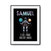 Affiche Prénom Samuel Univers - Planetee